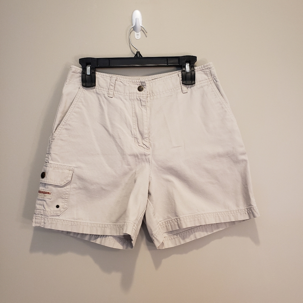 Vintage Lauren Ralph Lauren flat front light khaki shorts size 8